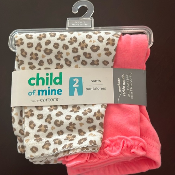 Baby girl bundle of pants 6 pieces - Child of mine Carter’s- size Newborn- NWT - Picture 5 of 8